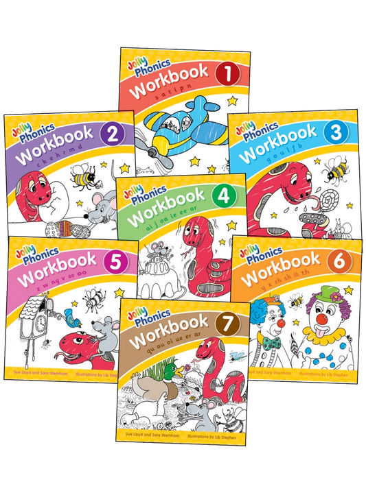 Jolly Phonics Workbooks, 1-7